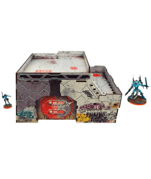 Micro Art Studio - Precinct Sigma Fort (1) (Pre-painted) (grey)