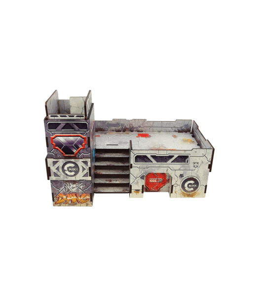 Micro Art Studio - Precinct Sigma Post (1) (Pre-painted) (grey)