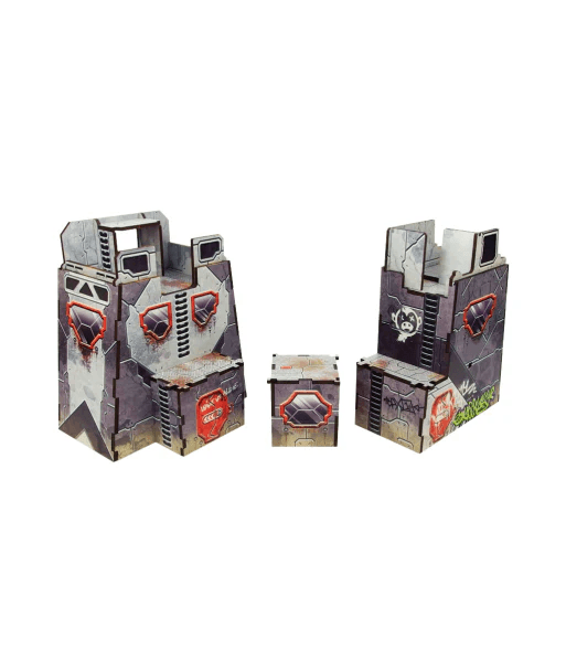 Micro Art Studio - Precinct Sigma Sentry Towers (2) PREPAINTED (grey)