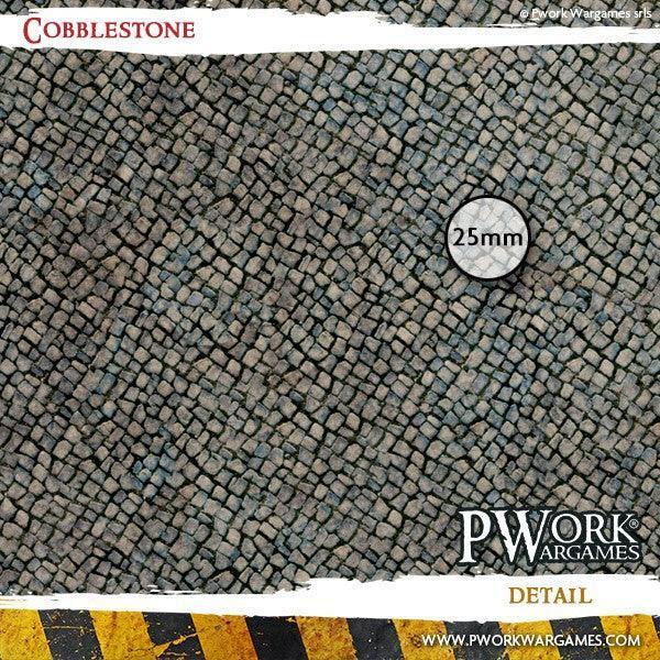 PWORK Wargames - Cobblestone - Wargames Terrain Mat – Gap Games