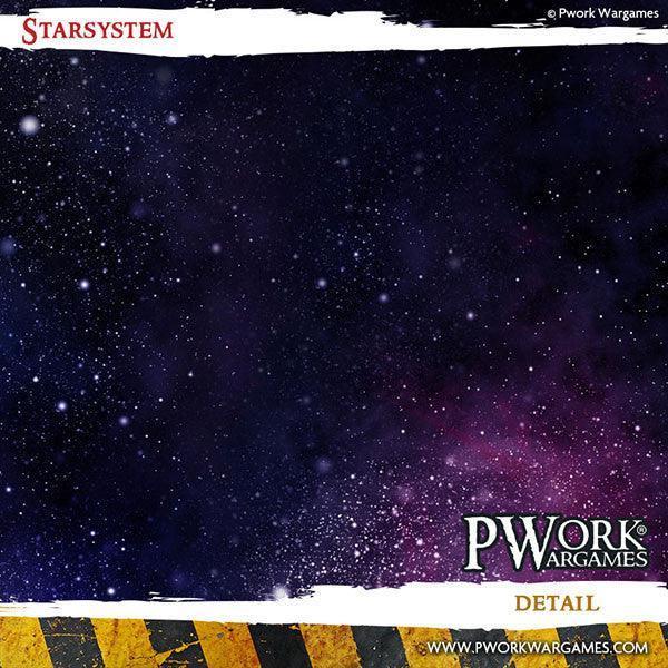 PWORK Wargames - Star System - Wargames Terrain Mat - Gap Games