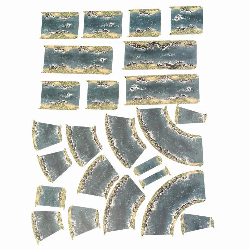Battlefield Accessories: Rivers - 15-28mm (TTR)
