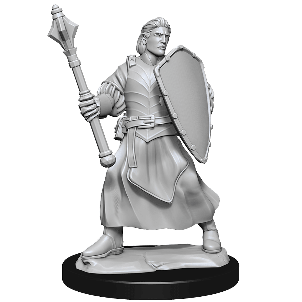 SALE Critical Role Unpainted Miniatures Human Clovis Concord Cleric Male - Gap Games