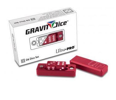 SALE Ultra Pro Gravity Dice Precision 2x D6 Dice Set Crimson - Gap Games