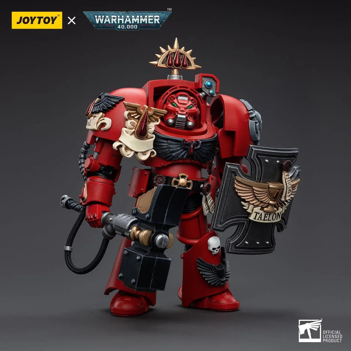 Warhammer Collectibles: 1/18 Scale Blood Angels Assault Terminators Brother Taelon - Gap Games