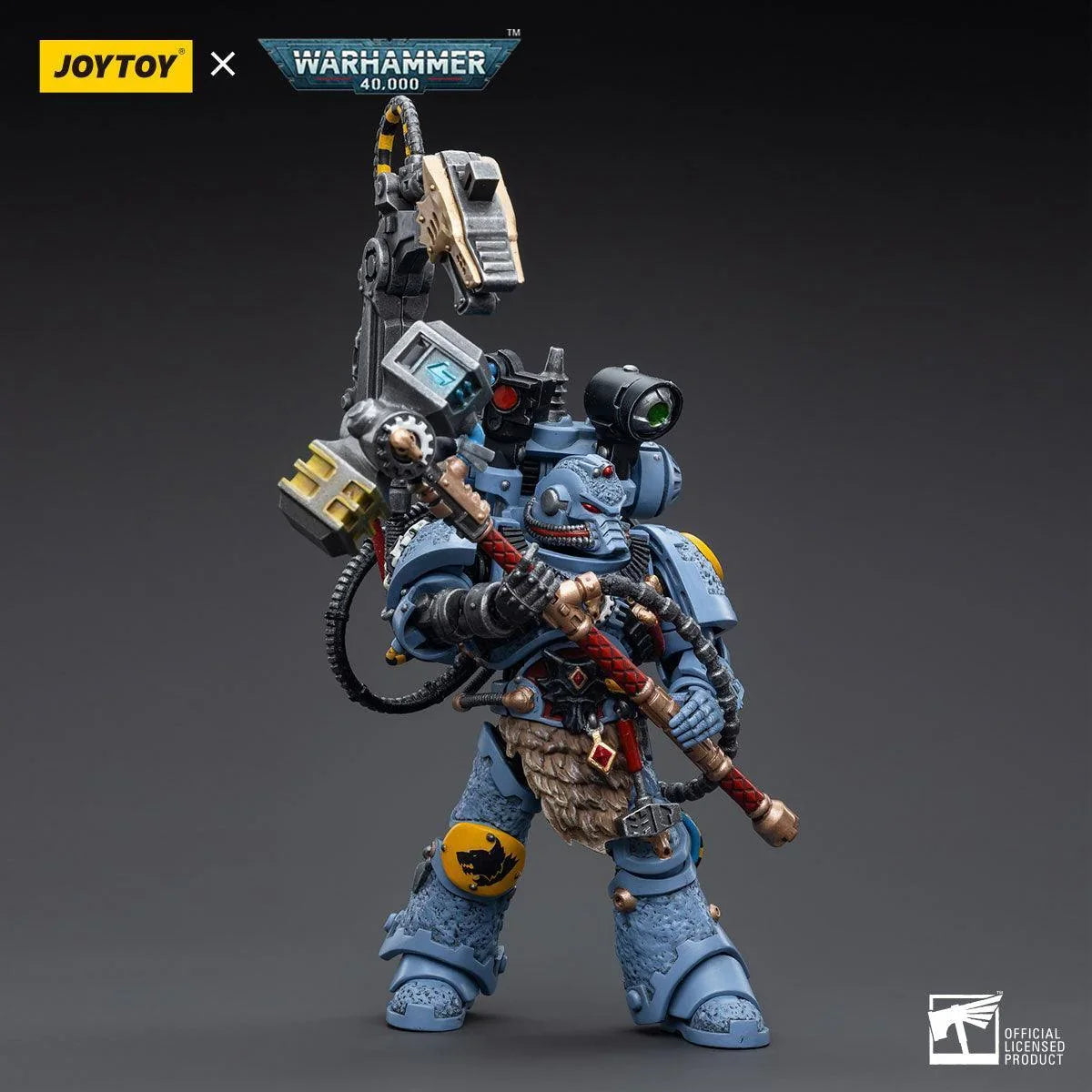 Warhammer Collectibles: 1/18 Scale Space Wolves Iron Priest Jorin Fellhammer - Gap Games