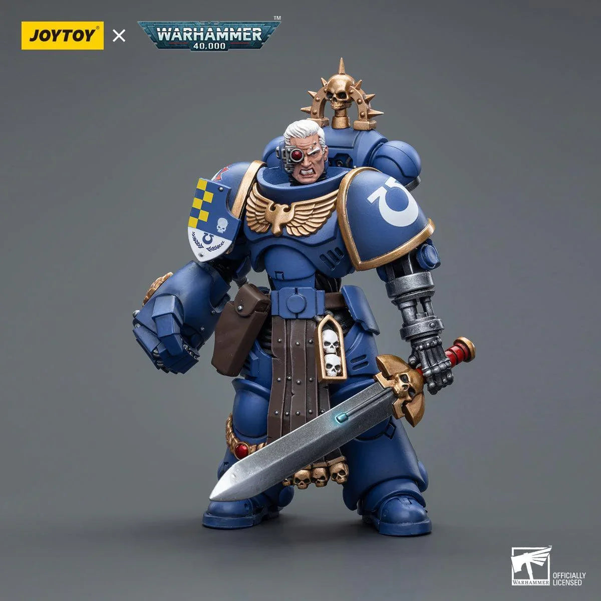 Warhammer Collectibles: 1/18 Scale Ultramarines Lieutenant with Power Fist - Pre - Order - Gap Games
