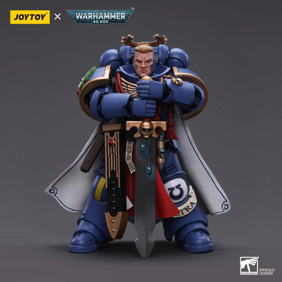 Warhammer Collectibles: 1/18 Scale Ultramarines Primaris Captain with Power Sword and Plasma Pistol - Pre - Order - Gap Games