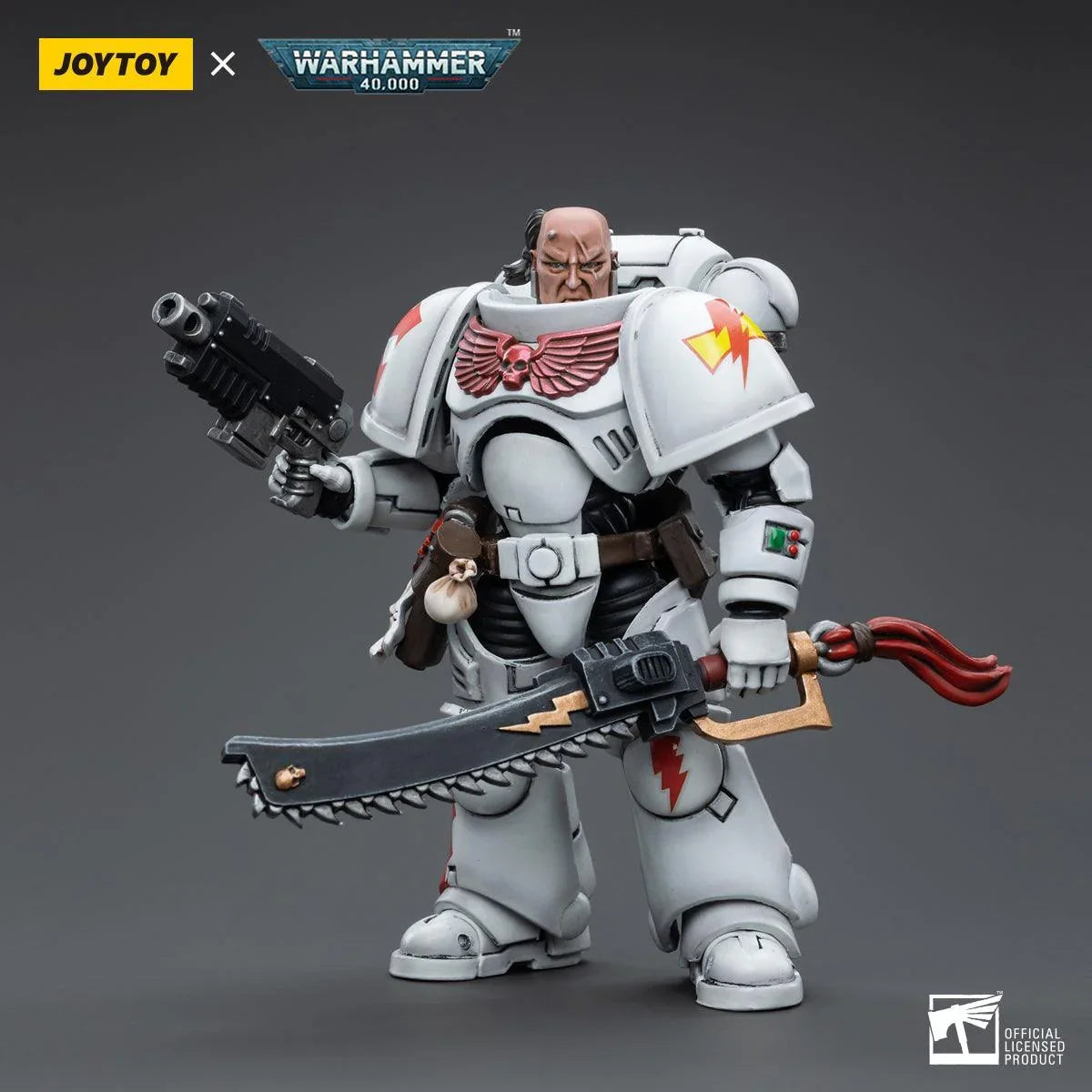 Warhammer Collectibles: 1/18 Scale White Scars Assault lntercessor Sergeant Tsendbaatar - Gap Games