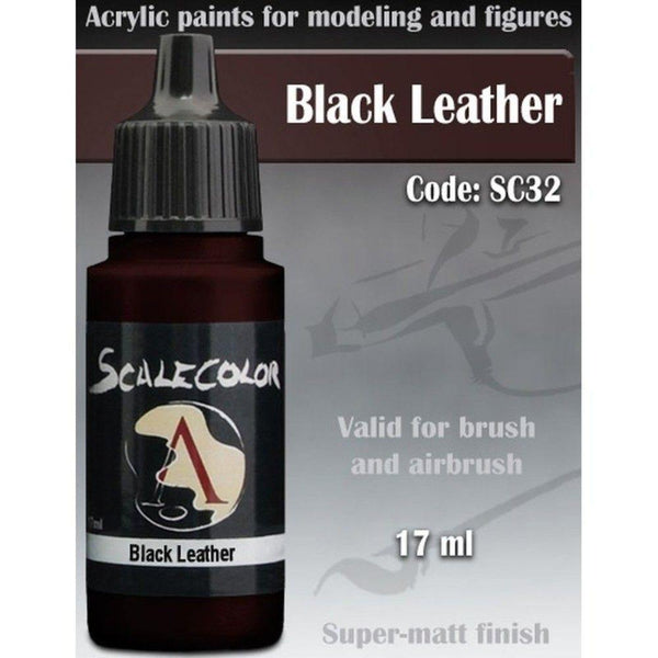 Scale 75 Scalecolor Black Leather 17ml - Gap Games