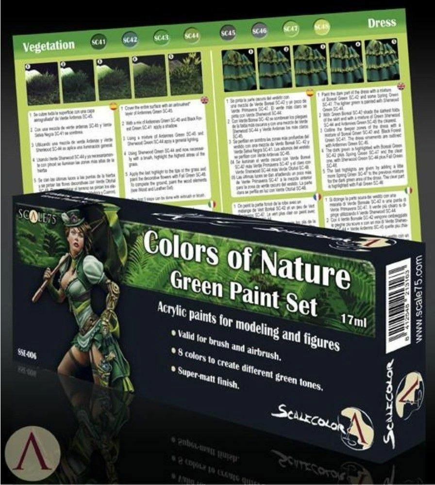 Scale 75 Scalecolor Colours and Nature Paint Set - Gap Games