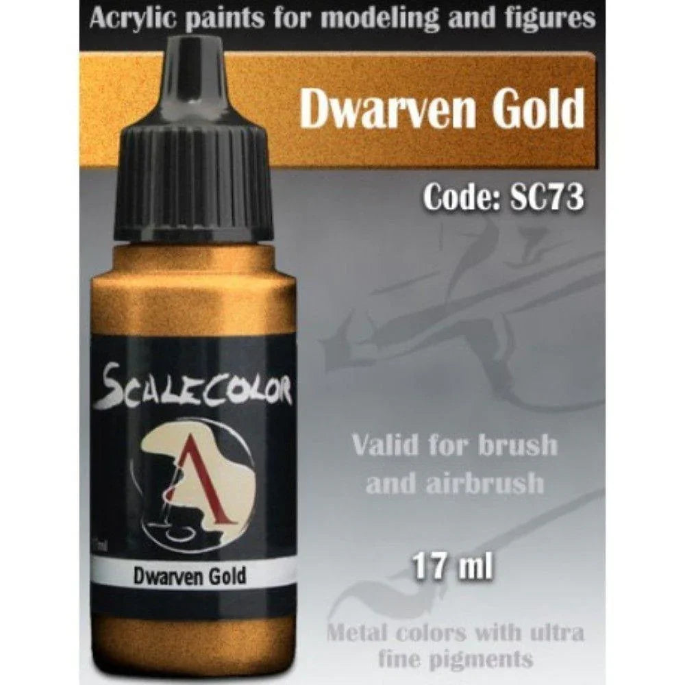 Scale 75 Scalecolor Metal n' Alchemy Dwarven Gold 17ml - Gap Games