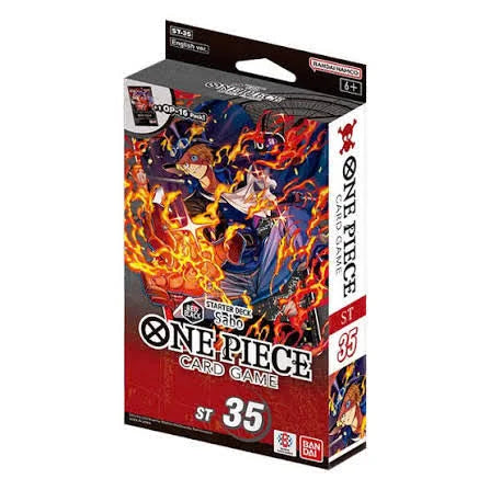One Piece Card Game Starter Deck – Sabo (Red/Black) - ST-35