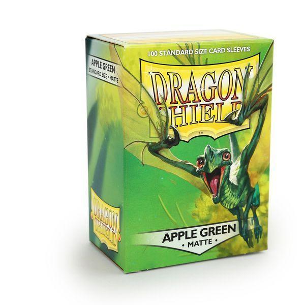 Sleeves - Dragon Shield - Box 100 - Apple Green MATTE - Gap Games