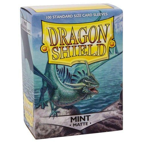 Sleeves - Dragon Shield - Box 100 - Mint MATTE - Gap Games