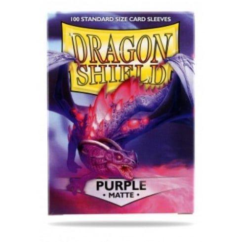 Sleeves - Dragon Shield - Box 100 - Purple MATTE - Gap Games