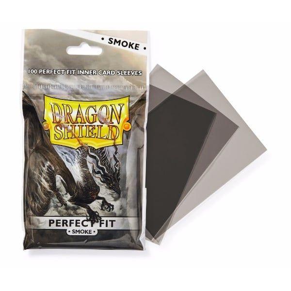Sleeves - Dragon Shield - Perfect Fit 100/pack Smoke - Gap Games