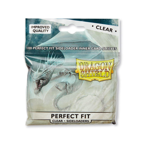 Sleeves - Dragon Shield - Perfect Fit SIDELOADER 100/pack Clear - Gap Games