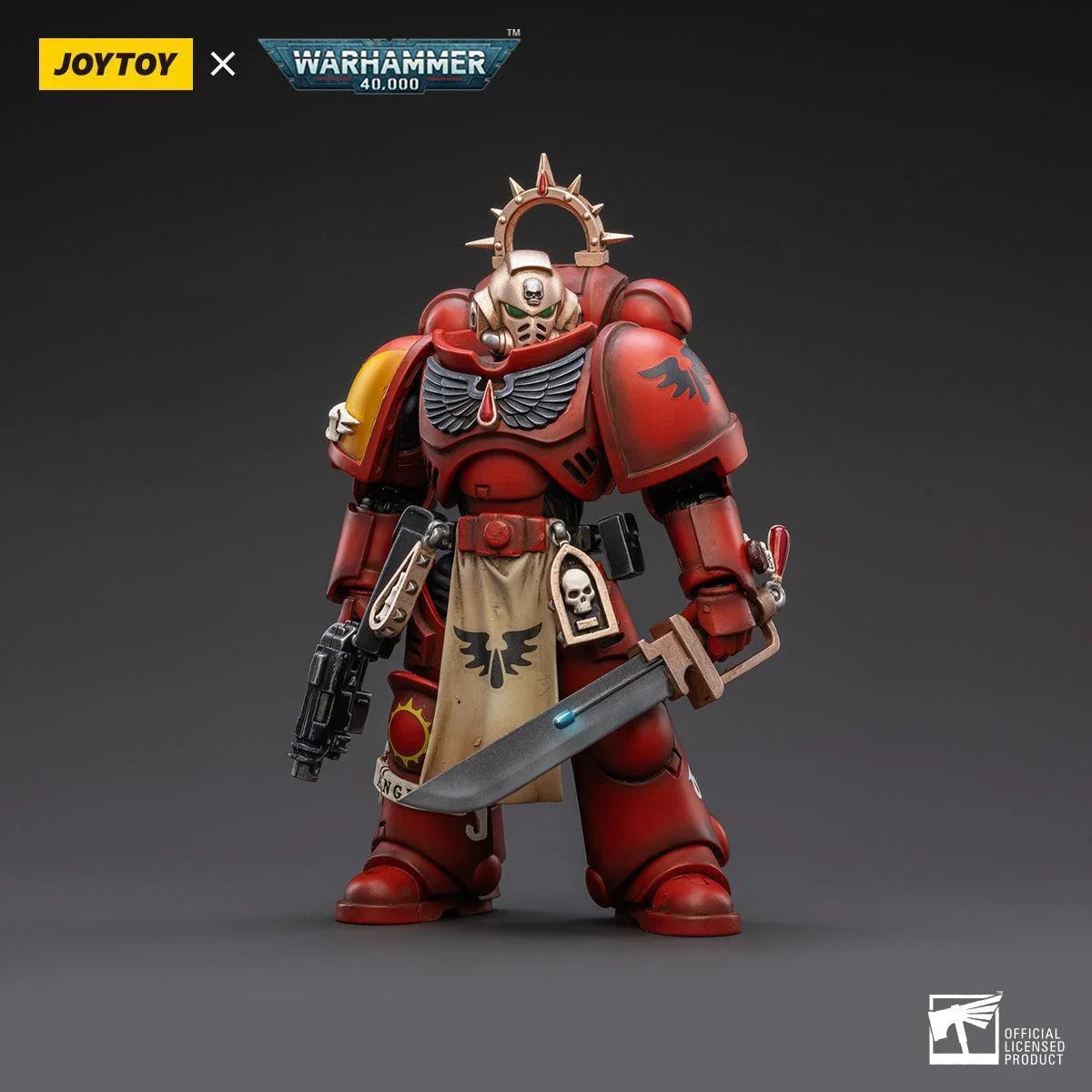 Space Marine Miniatures: 1/18 Scale Blood Angels Primaris Lieutenant Tolmeron - Gap Games