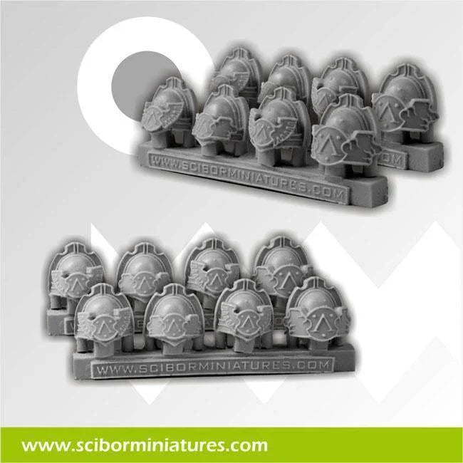 Spartans Shoulder Pads (8) - Gap Games