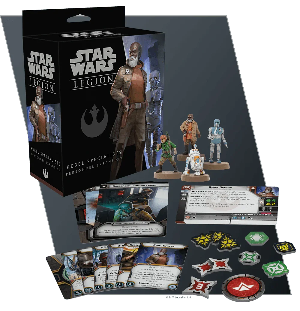 Star Wars Legion Rebel Specialists Personnel Expansion - Gap Games