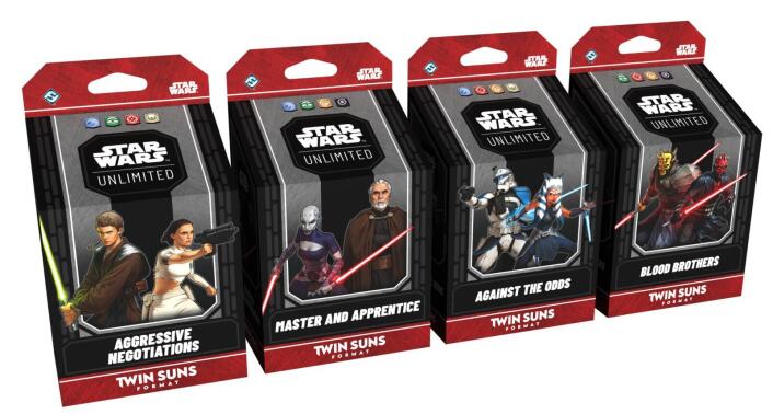 Star Wars Unlimited - Twin Suns Deck - Master and Apprentice