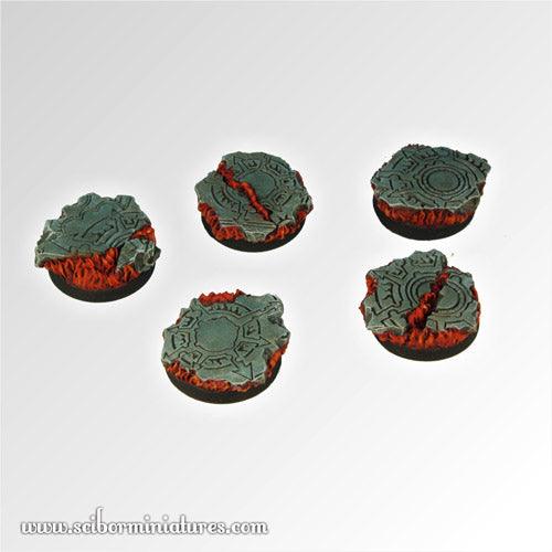 Straight from Hell 25 mm round bases (5) - Gap Games