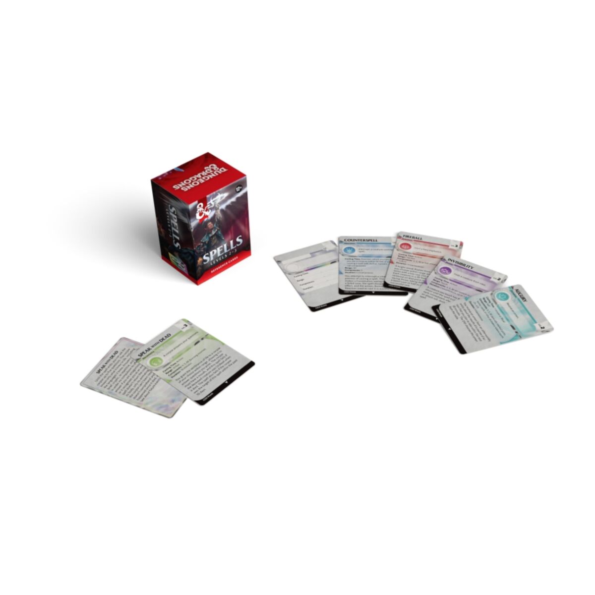 D&D Reference Cards - Spells: Levels 2–3 - Pre-Order