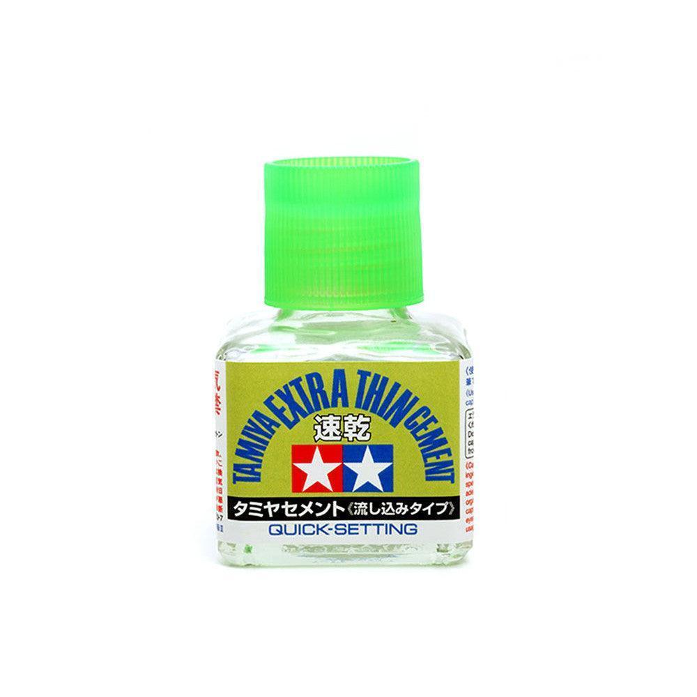 Tamiya Extra-Thin Cement - 40ml (Quick-Setting) - Gap Games
