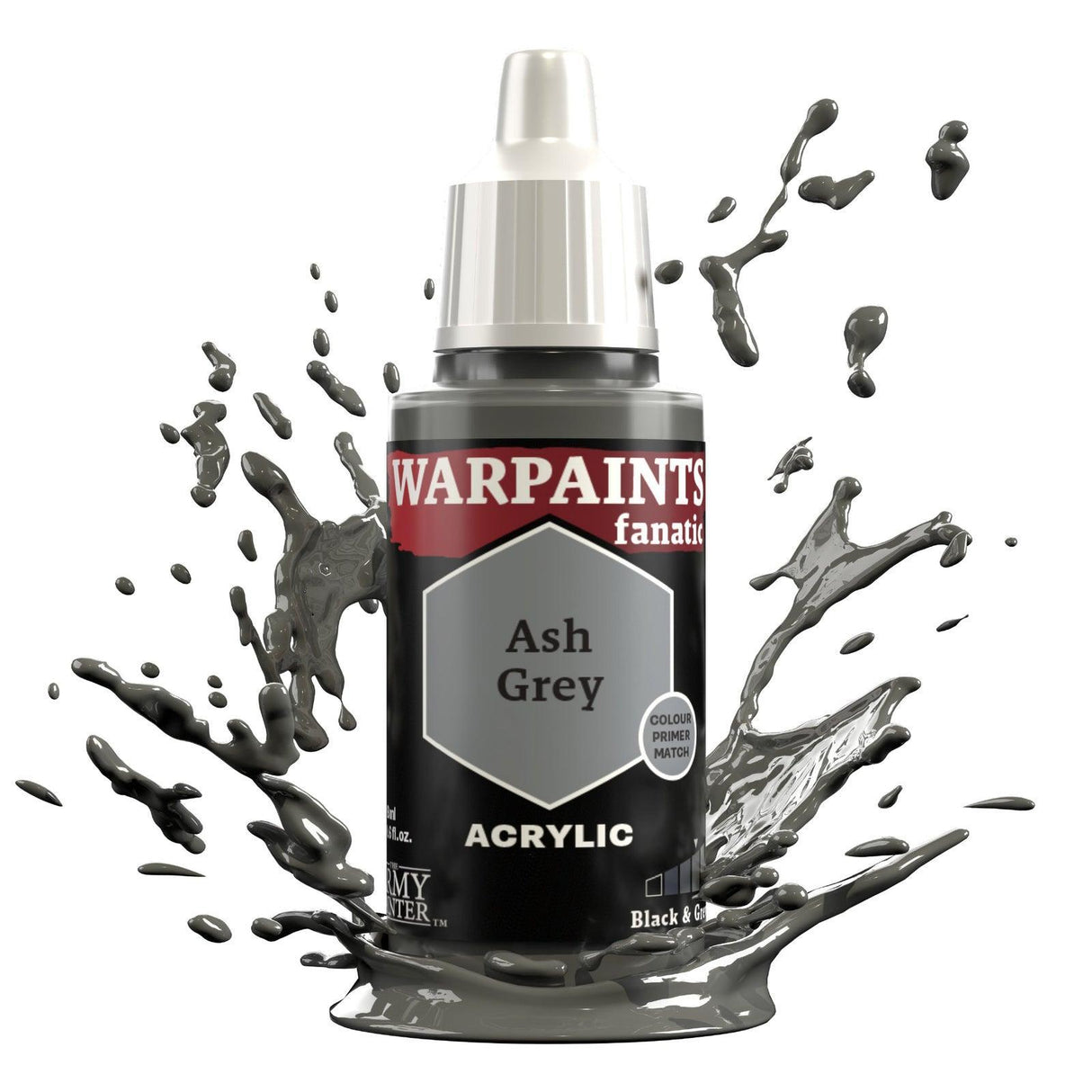 The Army Painter Warpaints Fanatic: Ash Grey - 18ml Acrylic Paint - Gap Games