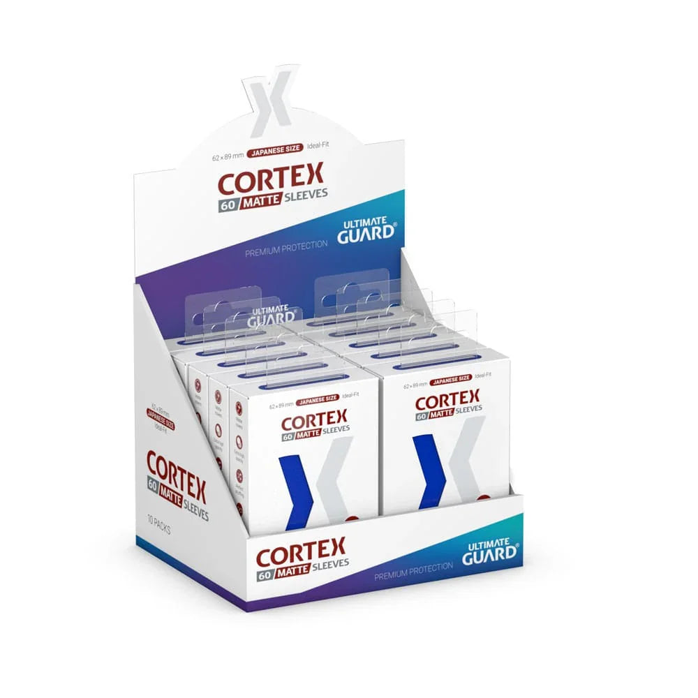 Ultimate Guard: Japanese Size Sleeves – Cortex Matte – Blue