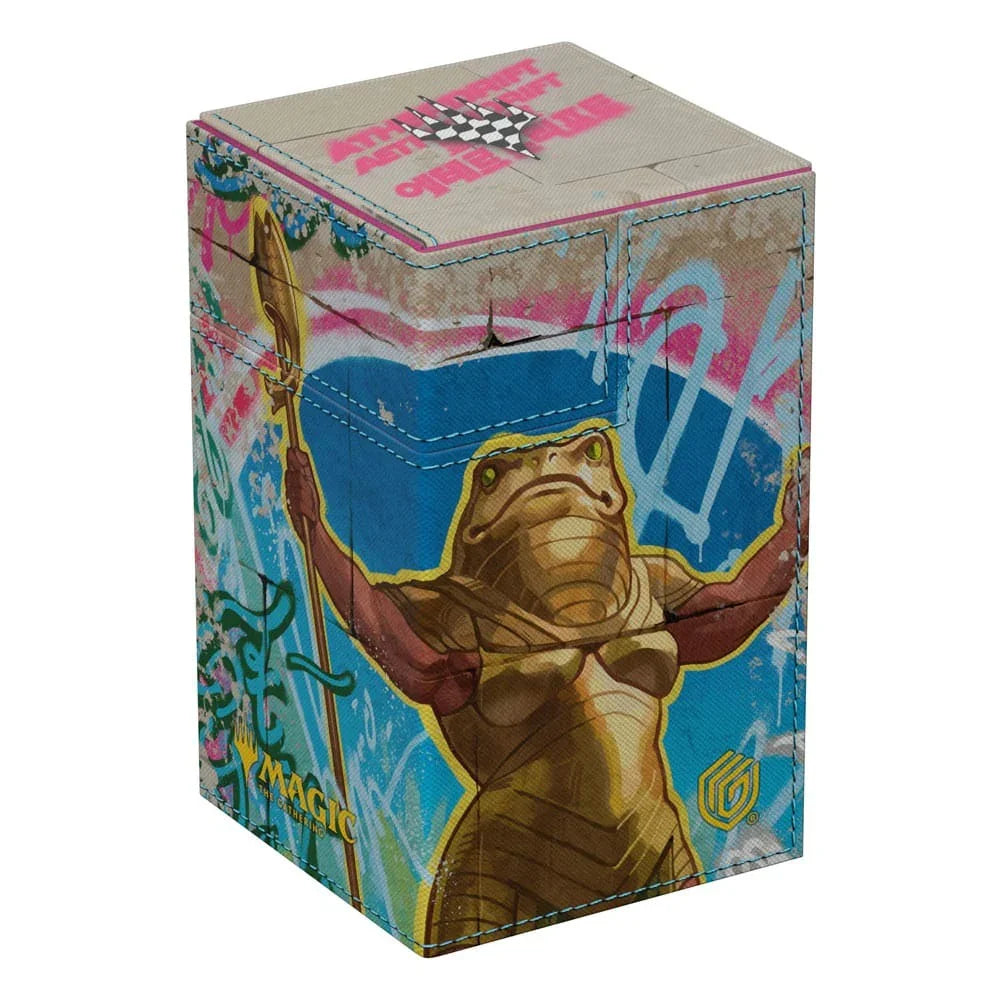Ultimate Guard: Deck Box – XenoSkin Flip'n'Tray Deck Case 100+ – MTG: Aetherdrift – Sab-Sunen
