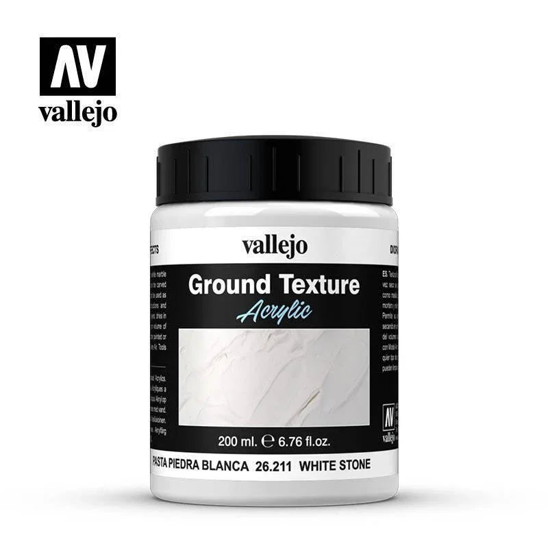 Vallejo 26211 Diorama Effects - White Stone Paste 200ml - Gap Games