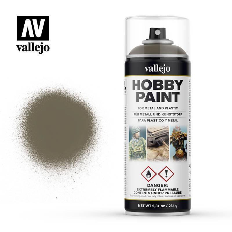Vallejo 28007 Aerosol Russian Uniform 400ml Hobby Spray Paint - Pick-Up Instore Only - Gap Games
