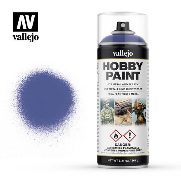 Vallejo 28017 Aerosol Ultramarine Blue 400ml Hobby Spray Paint - Pick-Up Instore Only - Gap Games