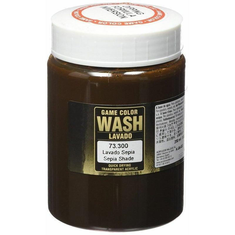 VALLEJO 73300 SEPIA WASH 200 ML - Gap Games