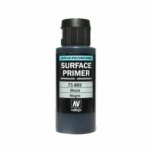 Vallejo 73602 Surface Primer Black 60 ml - Gap Games
