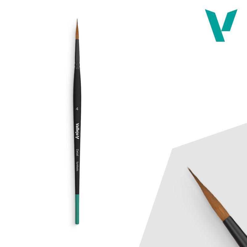 Vallejo Brushes - Detail - Round Synthetic Brush No. 4/0 - Gap Games