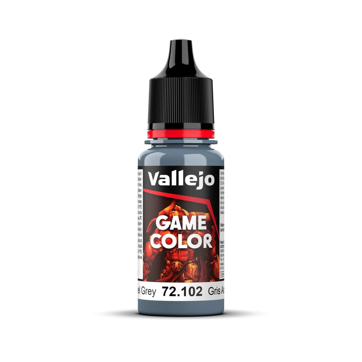 Vallejo Game Colour - Steel Grey 18ml - Gap Games