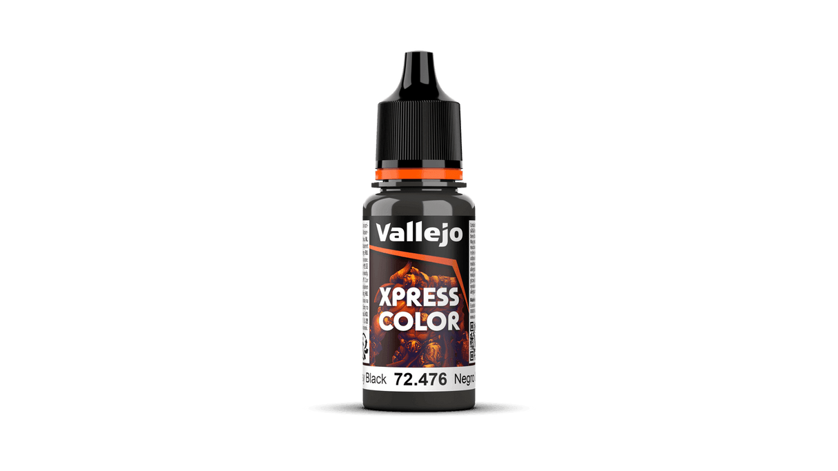 Vallejo Game Colour - Xpress Colour - Greasy Black 18 ml - Gap Games
