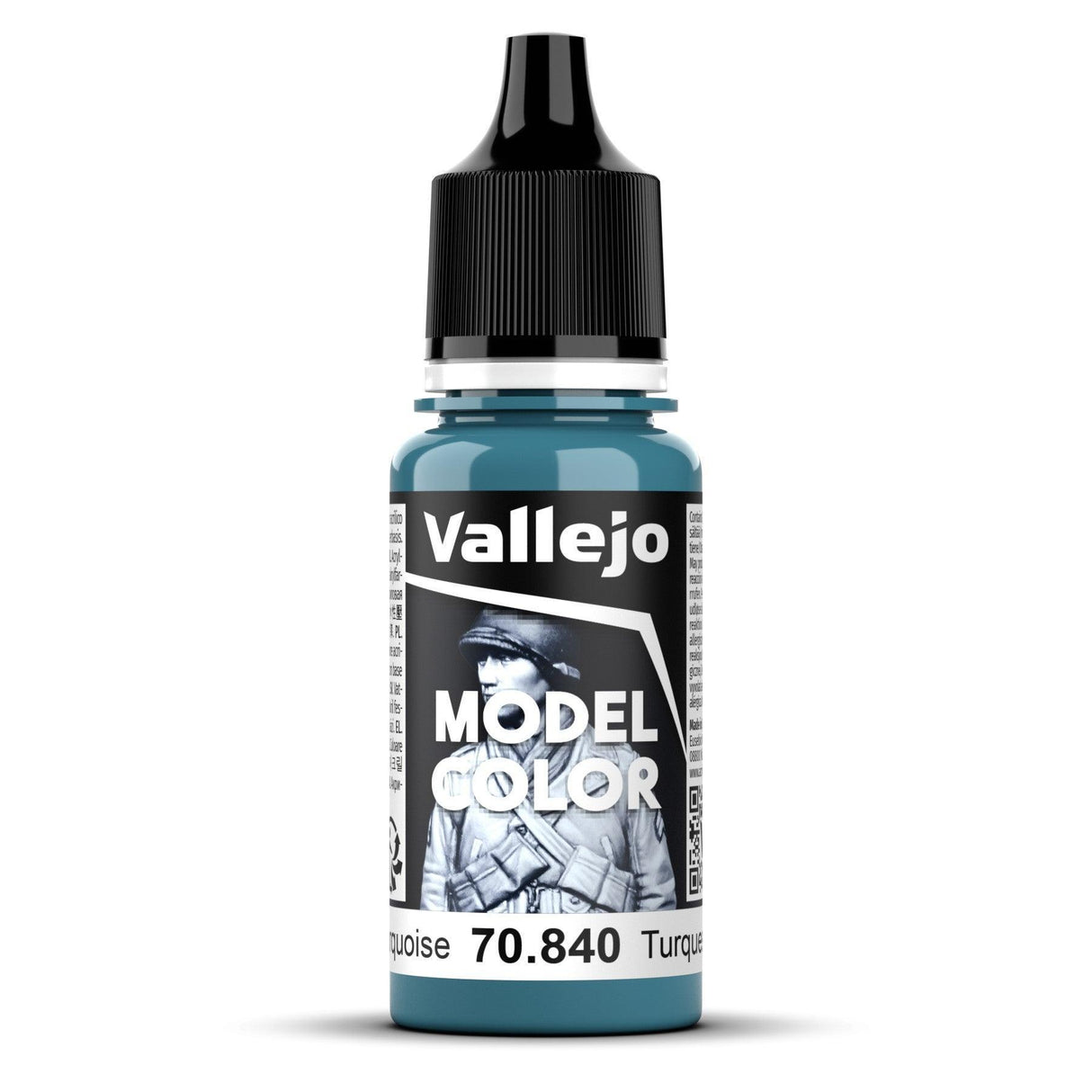 Vallejo Model Colour #070 - Light Turquoise - 18 ml Matt Acrylic Paint - Gap Games