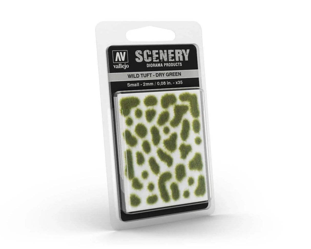 Vallejo Scenery SC401 2mm Wild Tuft - Dry Green - Gap Games