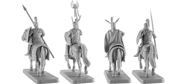 V&V Miniatures - Carthaginian Mounted Command - Gap Games