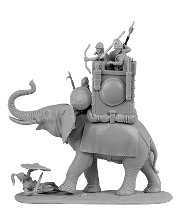 V&V Miniatures - Carthaginian War Elephant (extended set) - Gap Games