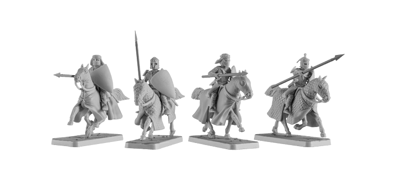 V&V Miniatures - Mounted Crusader Knights - Gap Games