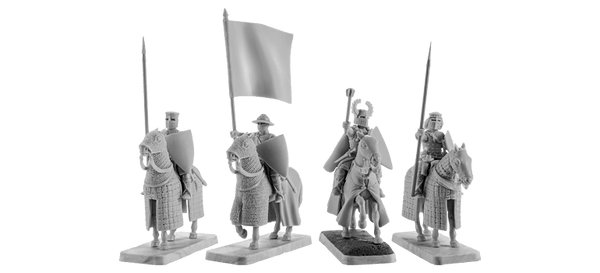 V&V Miniatures - Mounted Crusaders Command - Gap Games