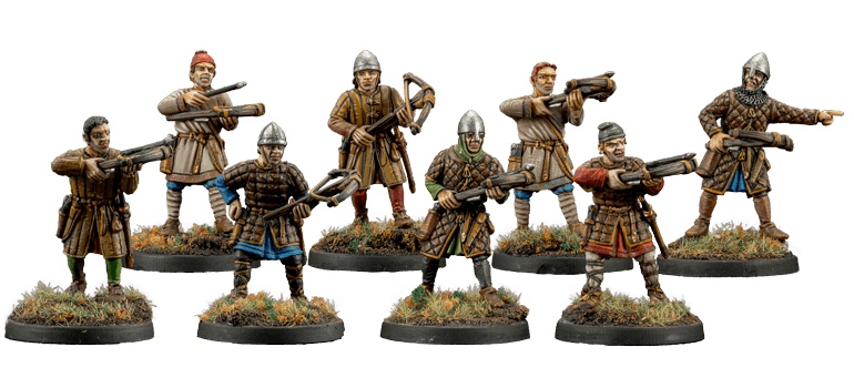 V&V Miniatures - Norman crossbowmen - Gap Games