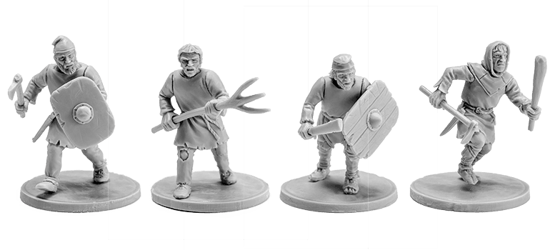 V&V Miniatures - The Anglo-Saxons 5: Geburs - Gap Games