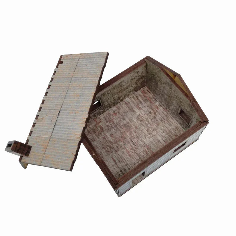 Battlefield Accessories: Village House 5 Wood - 28mm (TTR)