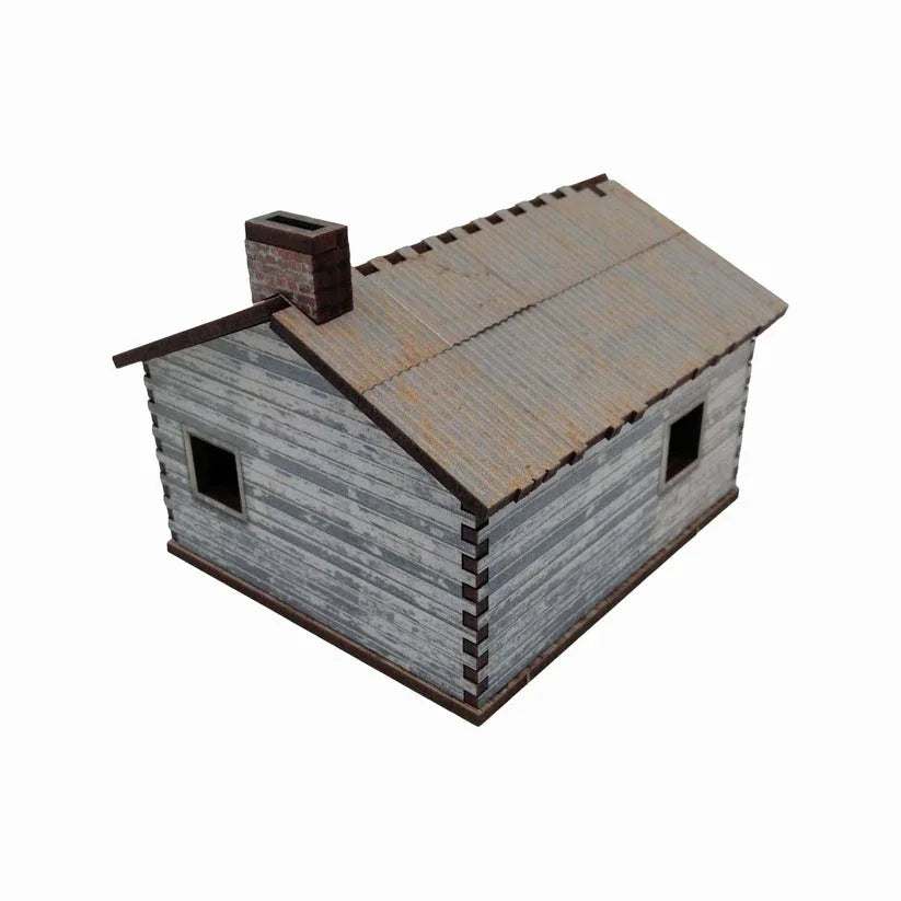 Battlefield Accessories: Village House 5 Wood - 28mm (TTR)